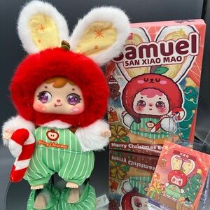 Samuel SAN XIAO MAO Merry Christmas Eve Confirmed Apple Rabbit changeable eyes!